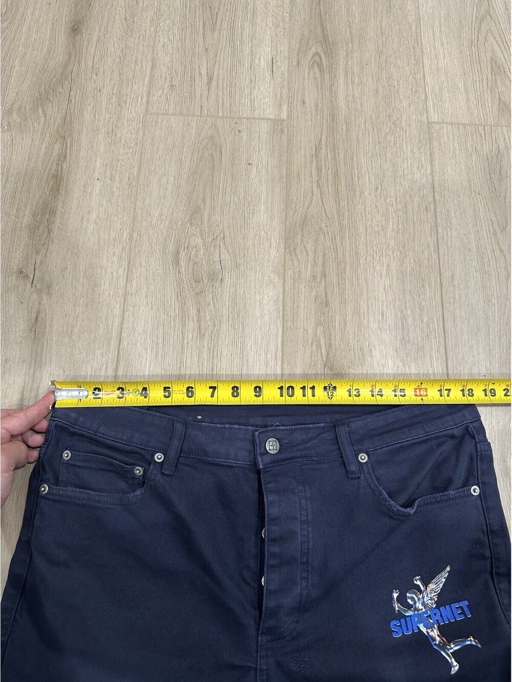 Ksubi Chitch NFT Navy Wash Jean SIZE 36 - Picture 12 of 15
